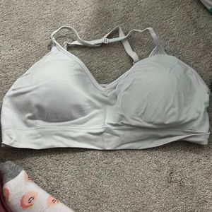 White sports bra